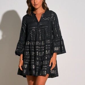 NWT Black and Gold Elan Dress Size Medium
